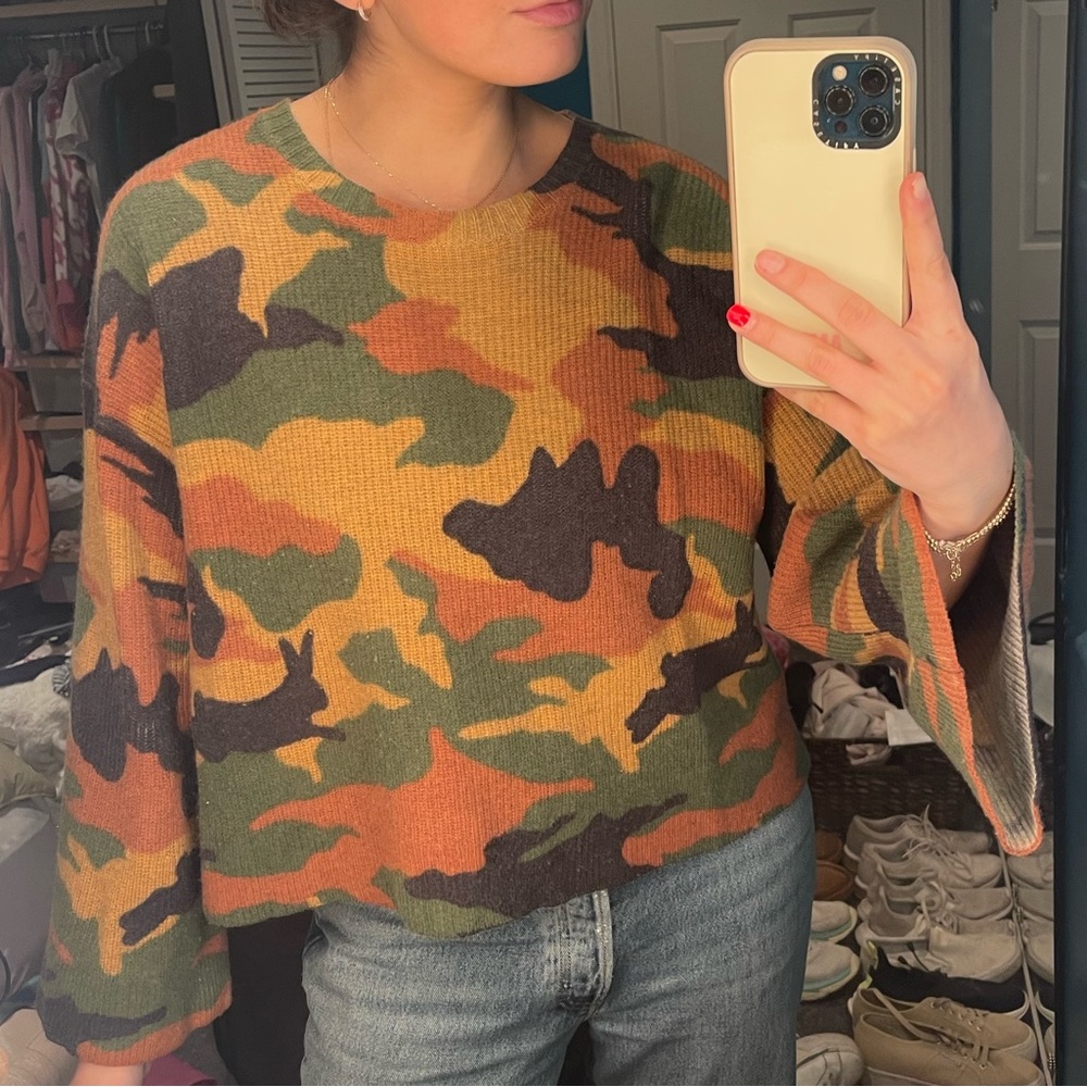 Madewell Camo Sweater